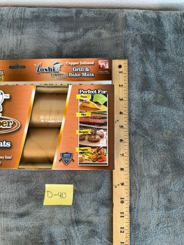 Yoshi YOSHIGC Non-Stick Copper Grill & Bake Mat - 2 Pack - Picture 8 of 15