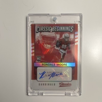 Panini 2021 Classics Rondale Moore Cardinals Classic Beginnings CB-RM RC Auto