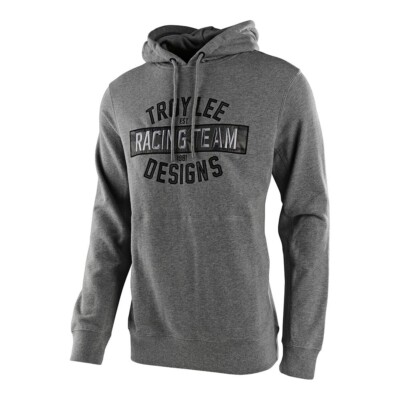 Troy Lee Designs TLD Mens Factory Pullover Hoodie Heather Grey Large