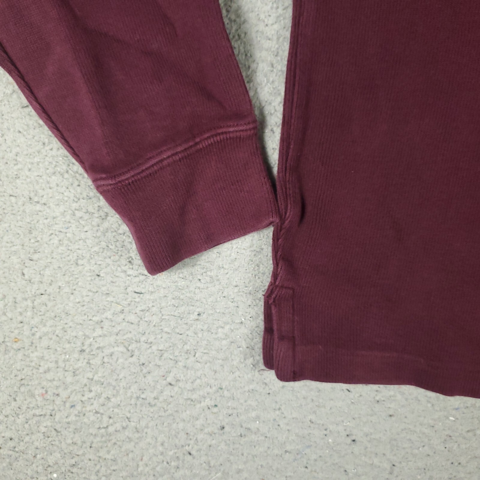 Maglione Ralph Lauren uomo piccolo bordeaux pony casual 1 4 zip pullover felpa