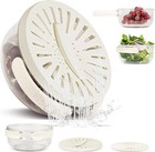 Kitchen Colanders Bowl, Plastic Food Strainer with Lid, Colander Draining Basket — photo 1