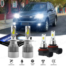 For Honda CRV CR-V 2007 - 2011 2012 2013 2014 LED Headlights Lights + Fog Bulb d
