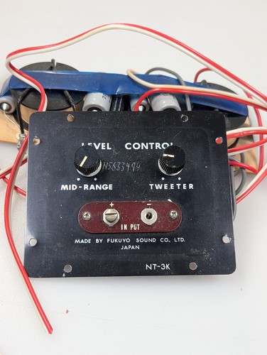 Vintage pair of crossovers Coral BX-60, rare 3-way 4-speaker NT-3K From 60s - Picture 15 of 17