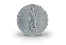 50 Lire 1963 Vatikan Papst Paul II. Hoffnung