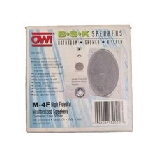 Owi M-4f 4 Inch Hi-fi Water Resistant Speaker For Jacuzzi, Pool, Marine