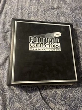 ULTRA PRO BLUE 3-RING D-RING BINDER FOOTBALL CARD ALBUM/WITH PAGES