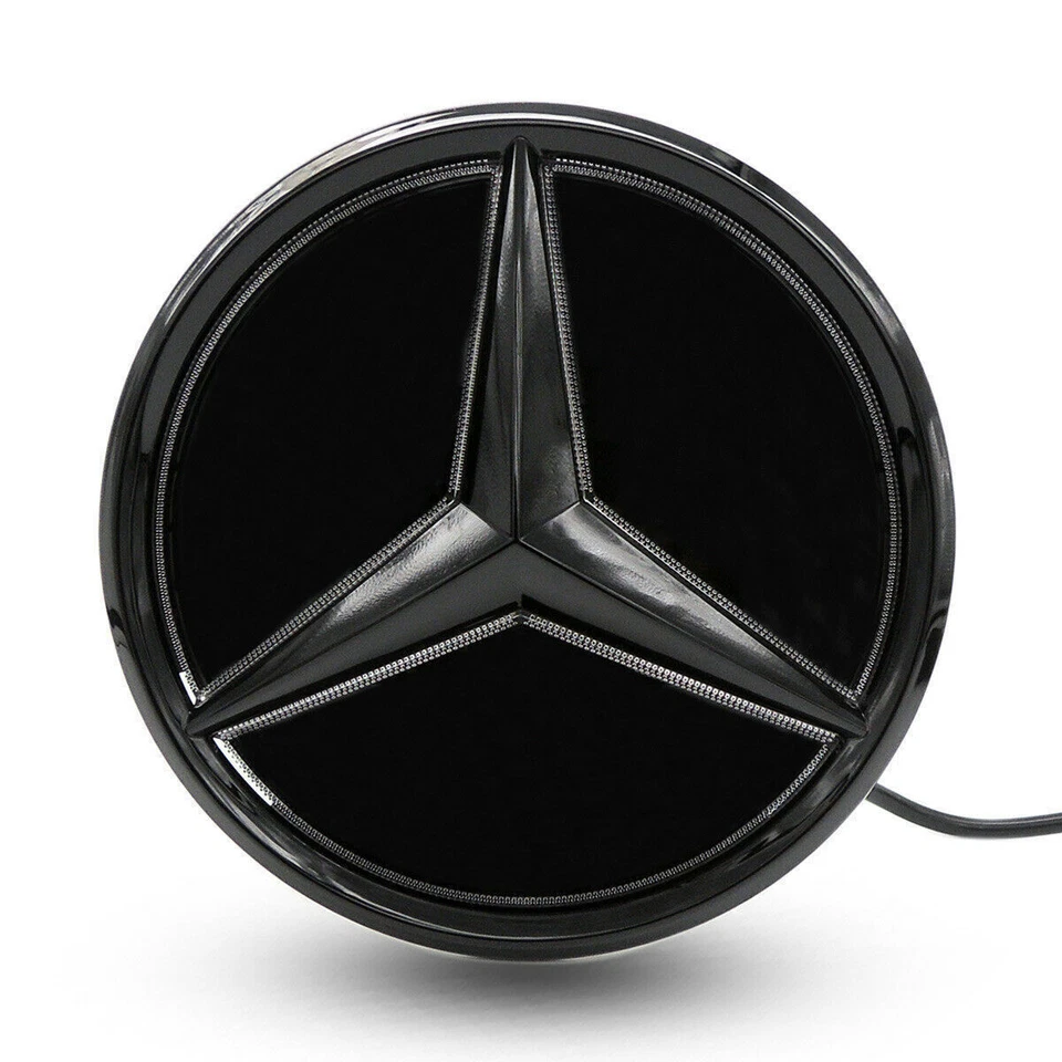 Luz de parrilla emblema estrella delantera LED para Mercedes-Benz Clase E 2016-2020 W213 Foto 2 de 4