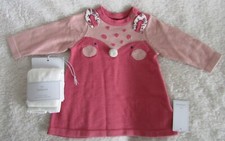 Abito e collant in maglia renna Mothercare fino a 1 mese/10 libbre/4,5 kg nuovo* 