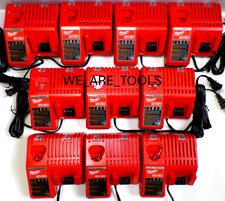 10 Milwaukee GENUINE New Battery Chargers M18 M12 48-59-1812 Lithium 12 18 Volt