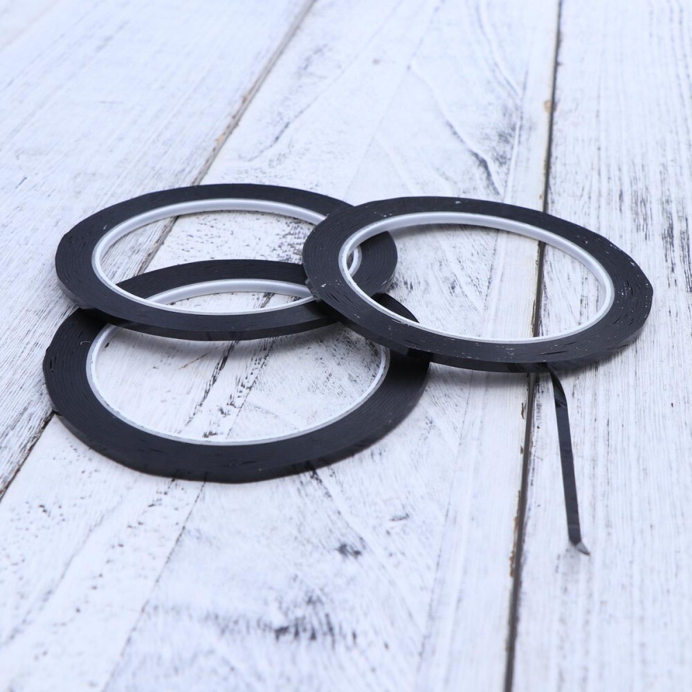 6 Pcs Line Marking Tape White Board Divider Thin Black for Whiteboard