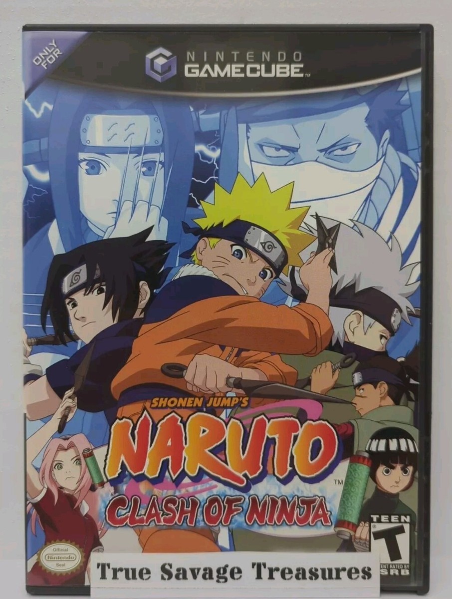 Naruto: Clash of Ninja (Nintendo GameCube, 2002) CIB, Original Black Label
