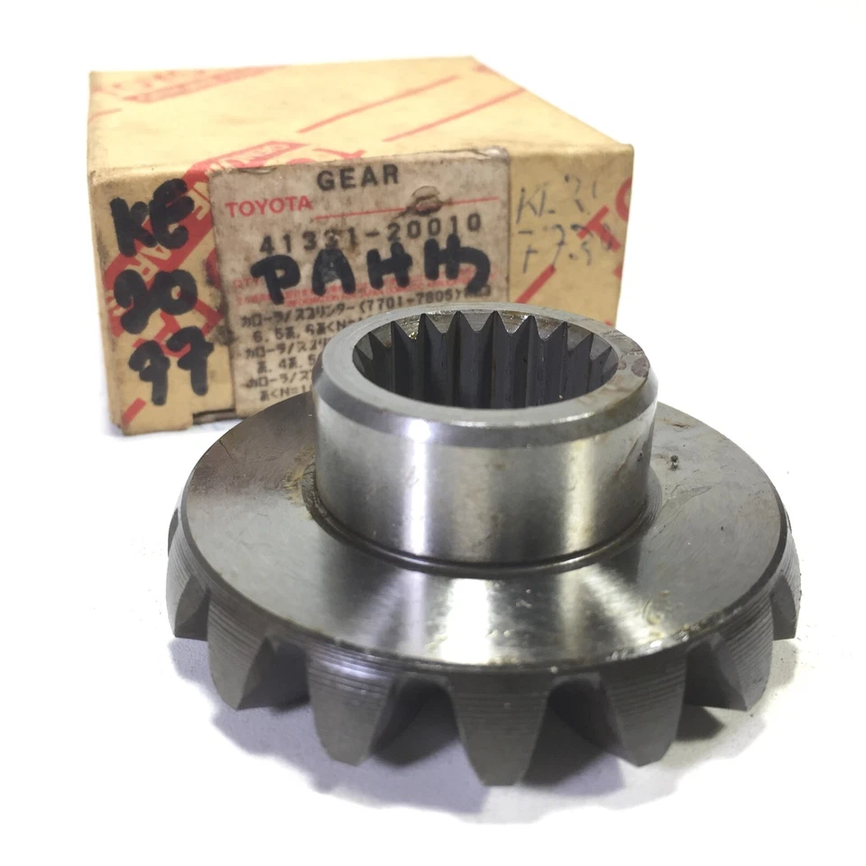 Engrenagem lateral diferencial traseira 41331-20010 Toyota Corona KE30 KE35 KE50 genuína nova na caixa - Imagem 4 de 4