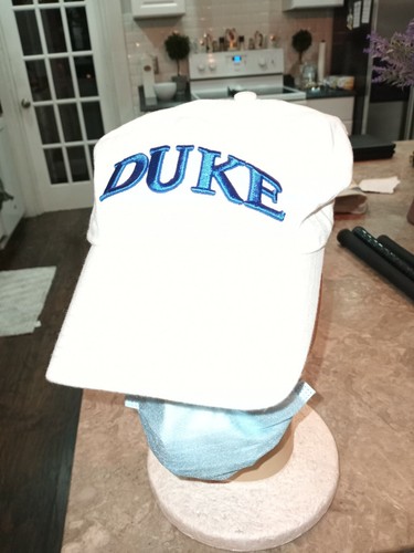Blue Devils Baseball Cap Hat White 