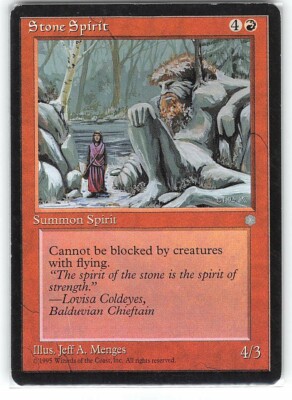 Stone Spirit *Uncommon* Magic MtG x1 Ice Age MP