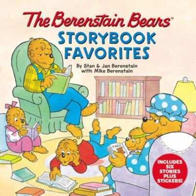 BRAND NEW The Berenstain Bears Storybook Favorites 6 in 1 Book Stickers 2005 HC