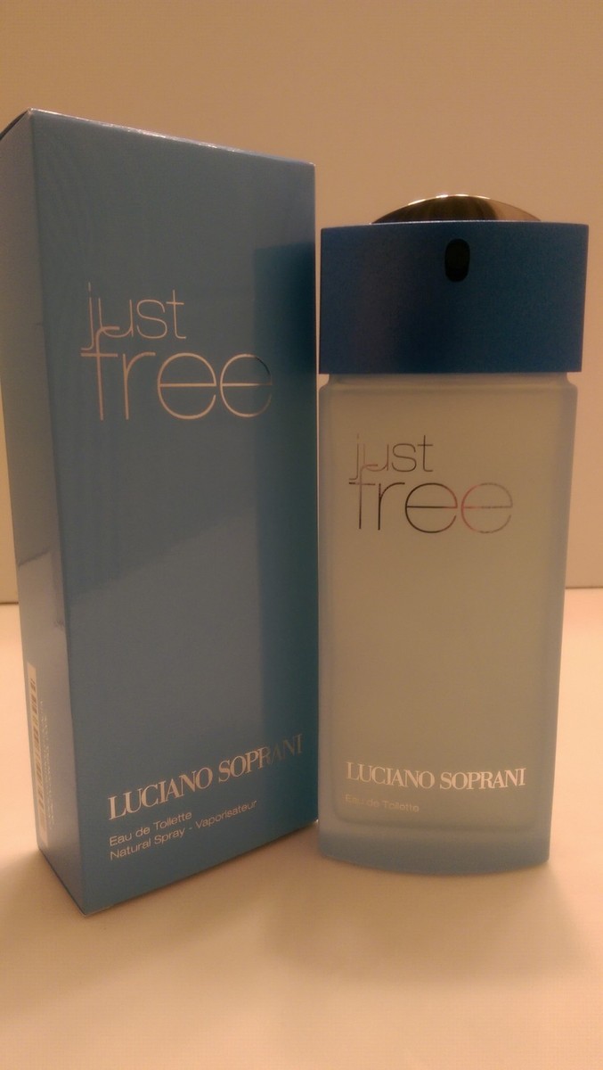 LUCIANO SOPRANI JUST FREE MEN'S EAU DE TOILETTE SPRAY 3.4 OZ / 100