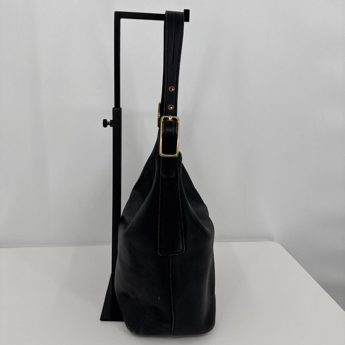 Vintage Coach 9823 Legacy West Hobo Leather Bucket Black Vintage Coach 9823 Legacy West Hobo Leather Bucket Black