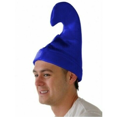 Gnome Pixie Dwarf Red Blue Smurf Hat 