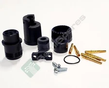 CONXALL/SWITCHCRAFT 3380-65G-521 CONN PLUG FMALE 6 POS GOLD CRIMP