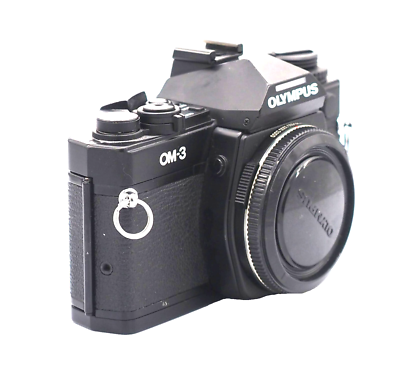 Excellent Olympus OM-3 Black 35mm SLR Film Camera Body with cap | eBay