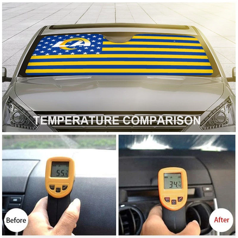 St. Louis Rams Car Windshield Sunshade Car Front Window Windshield Protection