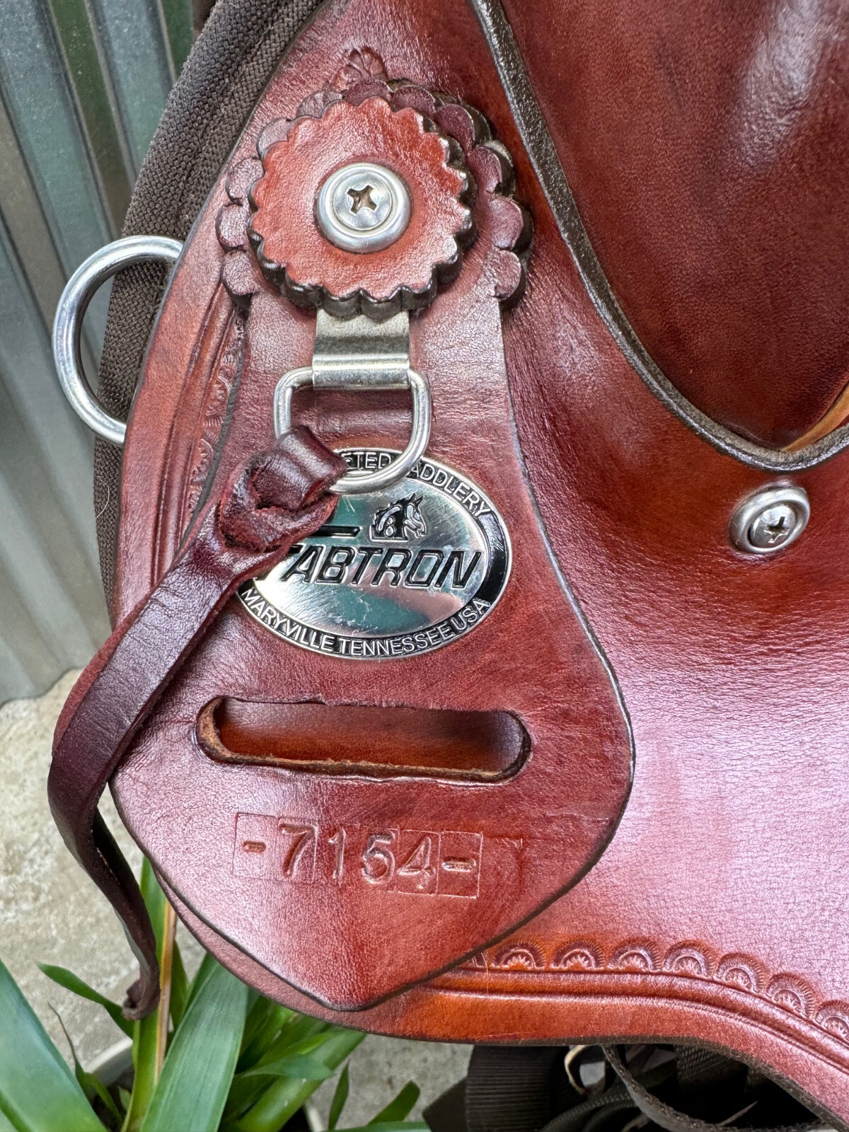 16" FABTRON Lady Trail Western Saddle 7154 Full QH Bars Lightly