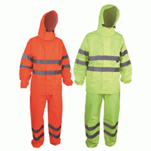para hombre M Traje impermeable azul marino de alta visibilidad