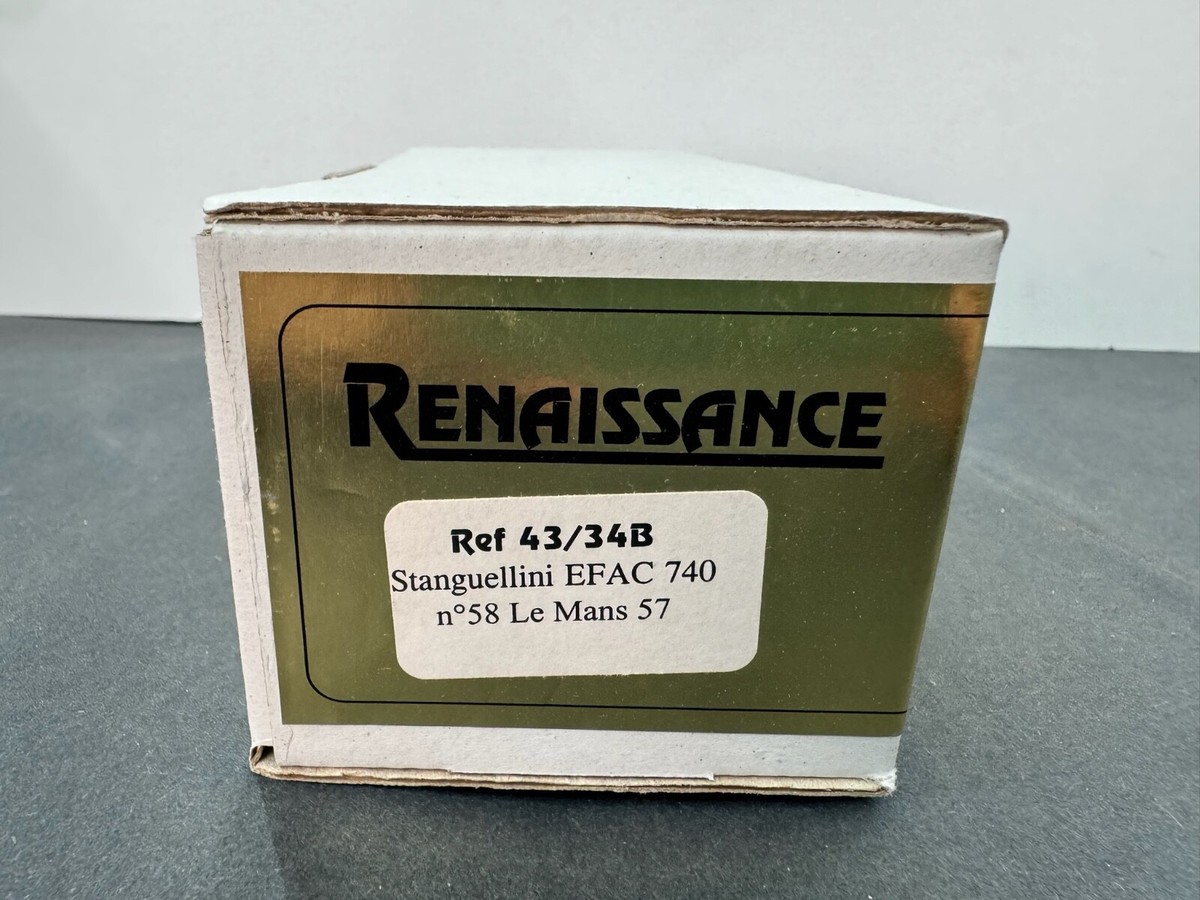 はと Renaissance 43/34b Stanguellini EFAC 750 #58 Le Mans 1957 1