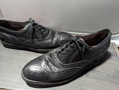 Rockport DresSports Mens Shoes Size 9.5M Black Oxford Wingtip Lace up‎ Rockport Men main image 4