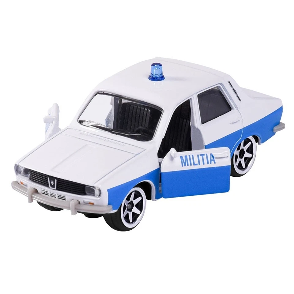 Dacia 1300 Series Militia Police Majorette 210D 2022 1:64 Scale Toy Car - Image 2 of 3