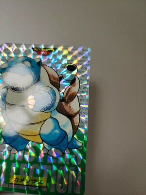 ARS10+ カードダス 緑 カメックス carddass blastoise Blastoise Carddass BANDAI Green Pokemon Card Japanese | eBay