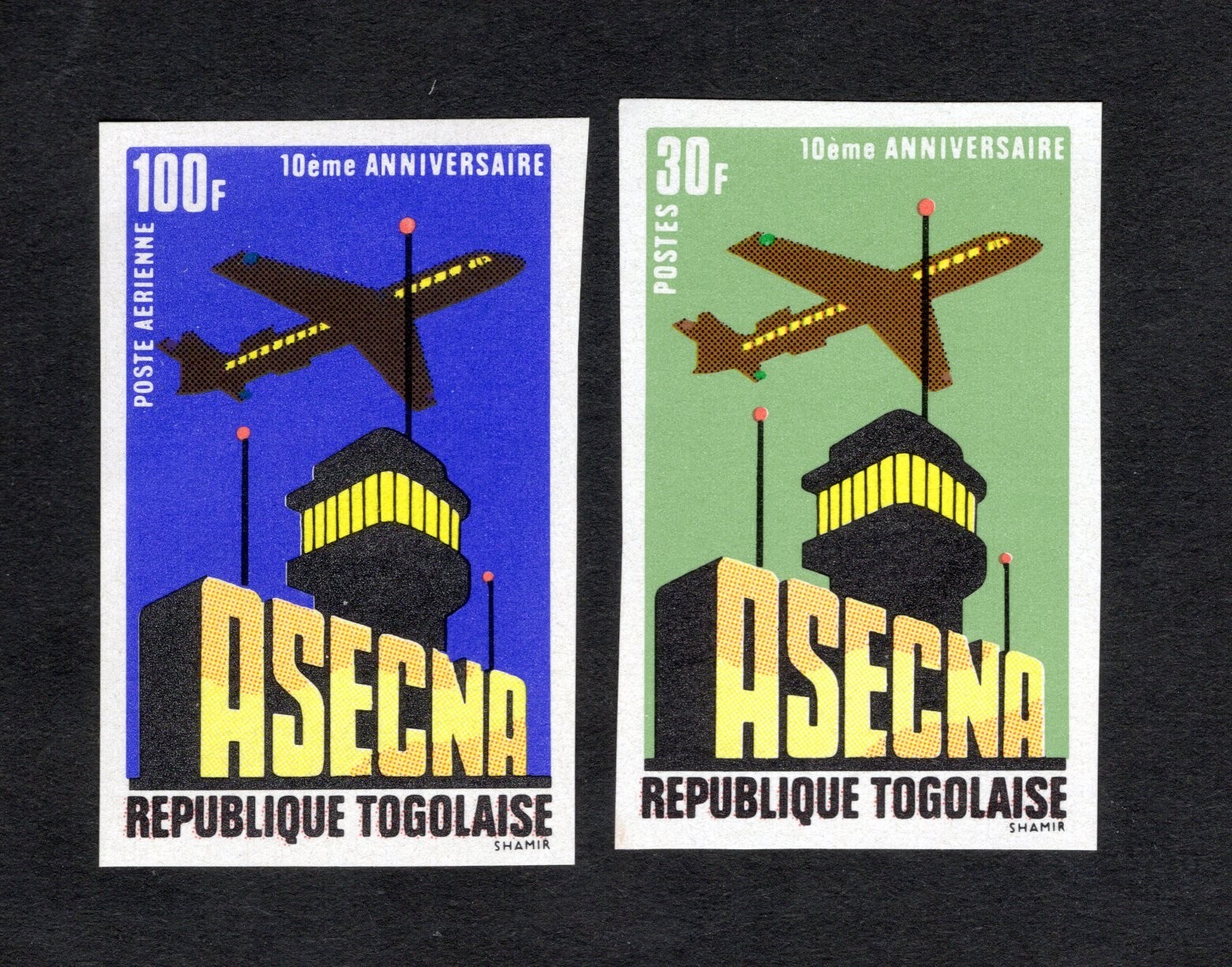 Togo 1971 stamps Mi#874B-875B START8%ONLY MNH CV=22$ Togo 1971 stamps Mi#874B-875B START8%ONLY MNH CV=22$