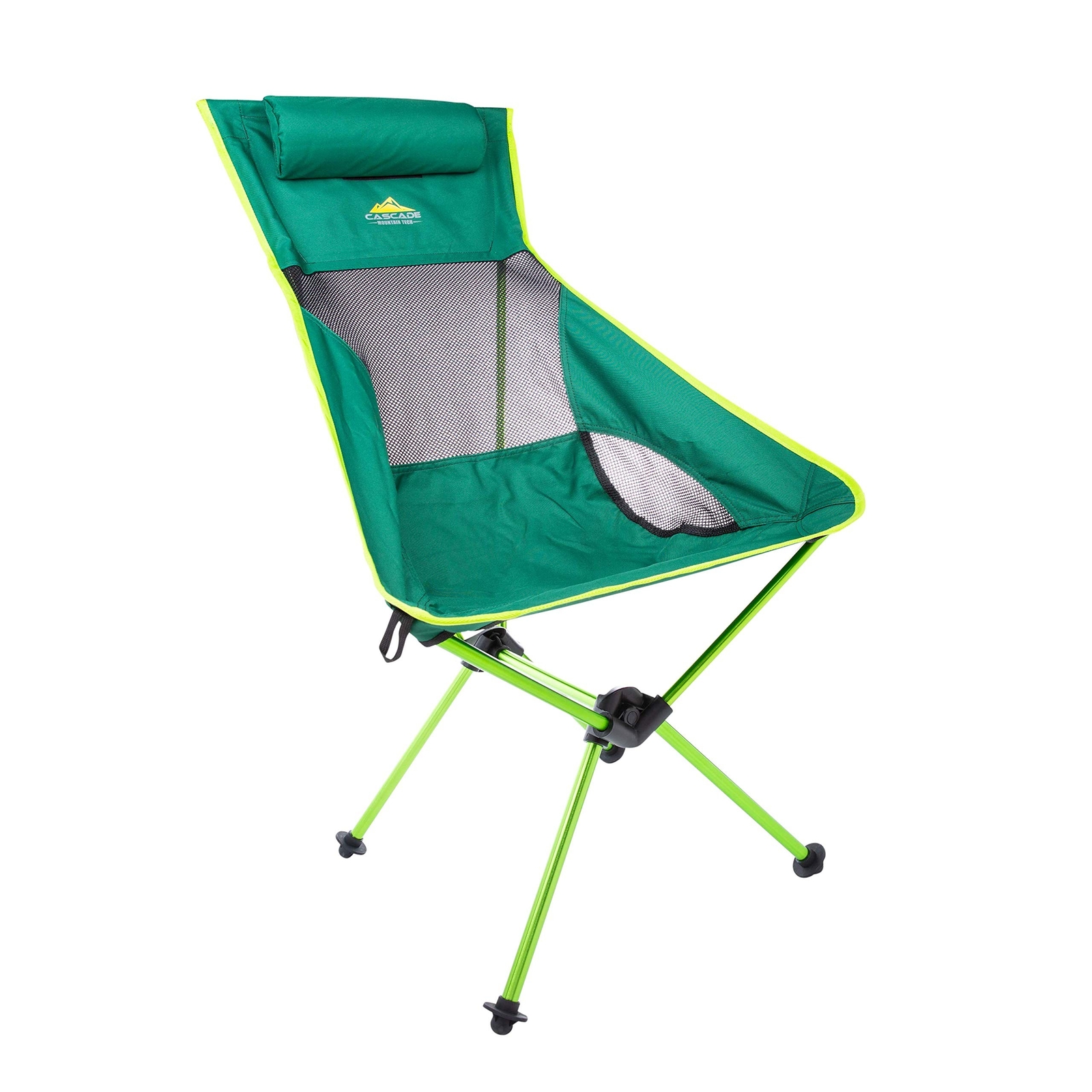 Cascade Mountain Tech Outdoor High Back Lightweight Camp Chair with... Fast Ship