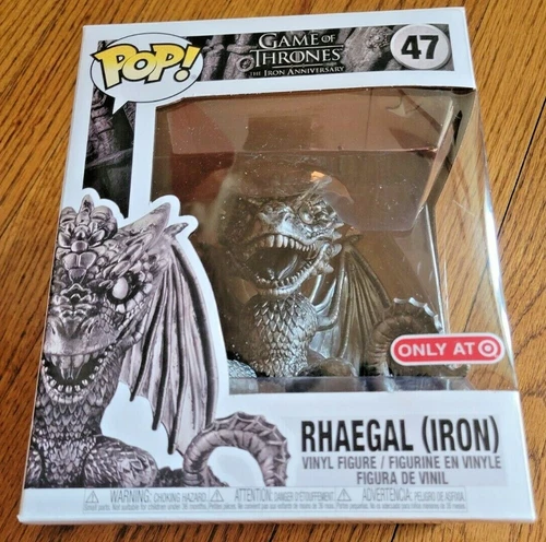Funko Pop Game of Thrones: The Iron Anniversary -Rhaegal (Iron) #47 Target Excl