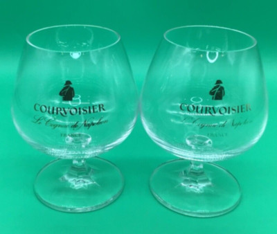 COURVOISIER LE COGNAC DE NAPOLEON MADE IN FRANCE SET OF 2