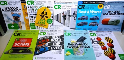 Lot of 9 CR Consumer Reports magazines (2018) January thru September