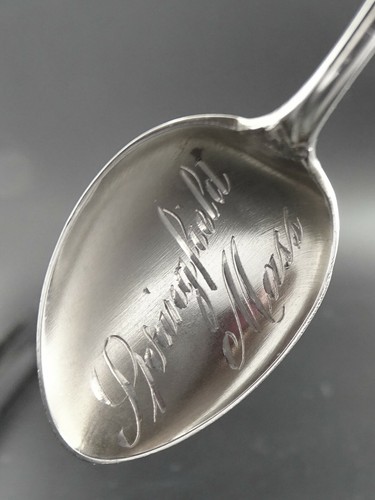 Springfield Massachusetts. Mayflower State Flower 4 " Sterling Souvenir Spoon - Picture 2 of 4