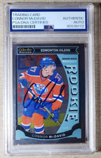Connor McDavid Signed 2015-16 O-Pee-Chee Platinum PSA/DNA Certified Auto RC