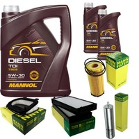 Inspektionspaket 7L Mannol TDI 5W-30 FüR BMW E70 Xdrive30D Xdrive40D E71 E72