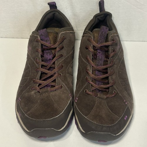 RYKA Catalyst Women's Brown Purple Suede Walking Hiking Shoes Sneaker Size 11 - Picture 2 of 7