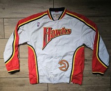 Autographed Mitchell & Ness 1992-93 Authentic Warm Up Jacket Atlanta Hawks Sz 48