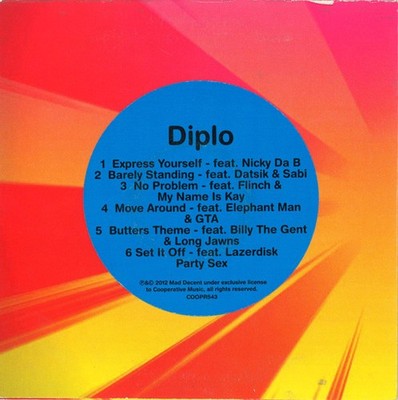 Diplo - Express Yourself (CD, EP, Promo, Car)