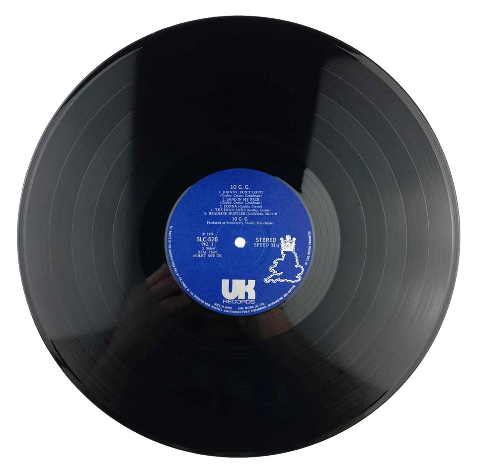 10cc S/T Self Titled 1974 vinyl record LP Japan Import 70s Classic Rock NM M- - Image 2 of 4