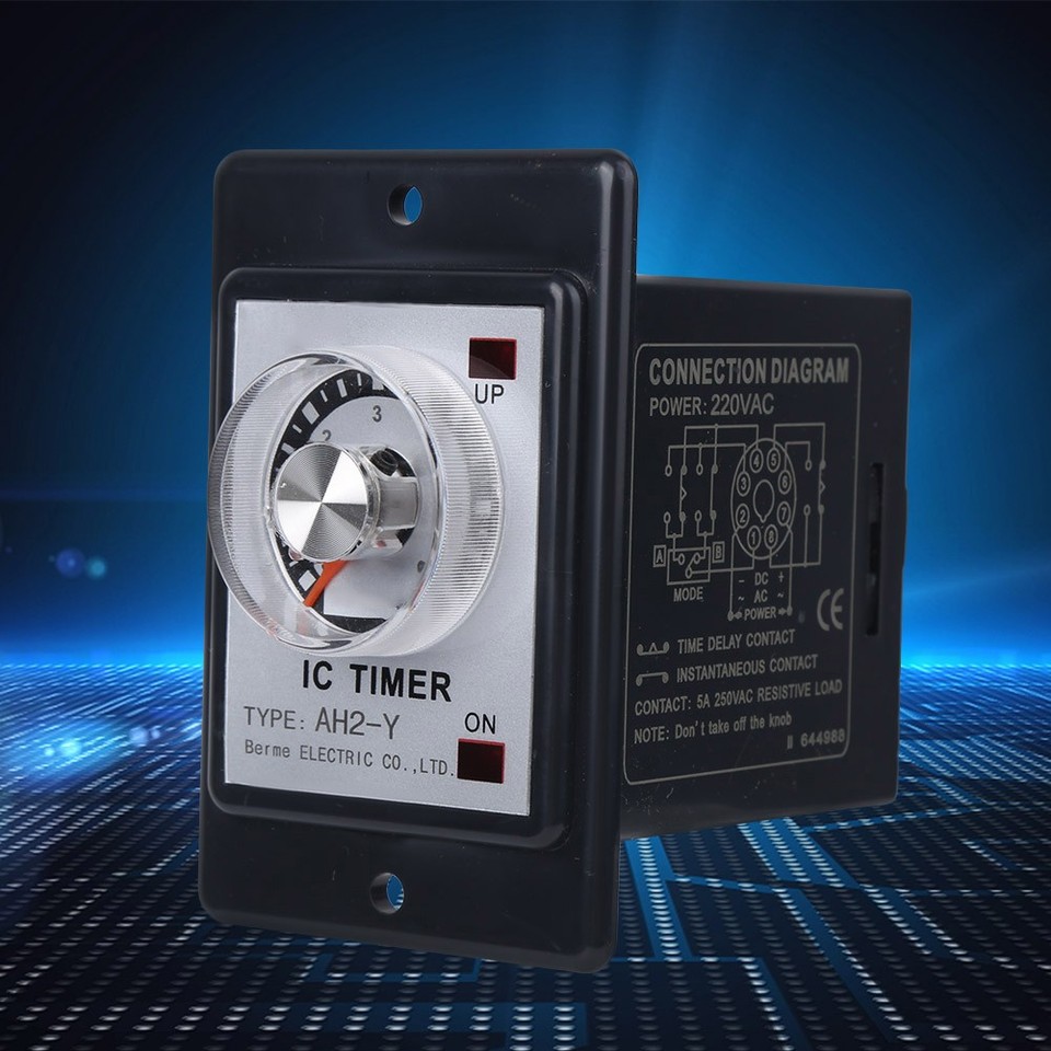 BERM Time Relay Electronic Relay Switches Timer Delay Timer AH2-Y 6S ...