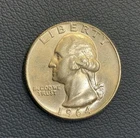 1964 D Washington Quarter – 90% Silver Coin - Brilliant Uncirculated 💎