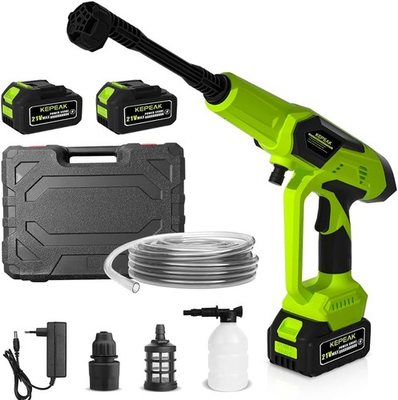 #ad Cordless Pressure Washer 1450PSI Portable Power Washer with 6 in 1 Nozzle 21V $104.99