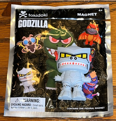TRIPLEコラボ　FB no GOTOKU? ソマビト GODZILLA TOKIDOKI 3D FIGURAL MAGNET BLIND BAG -MECHAGODZILLA | eBay