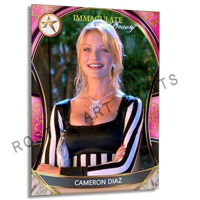 CAMERON DIAZ 90s Actress Retro Beauty Card GOF Rostar CUSTOM SP Card CDZ4