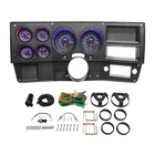 GlowShift 6 Gauge Set Dash Panel Cluster Pod Fits 73-87 Chevy C10, Black 7