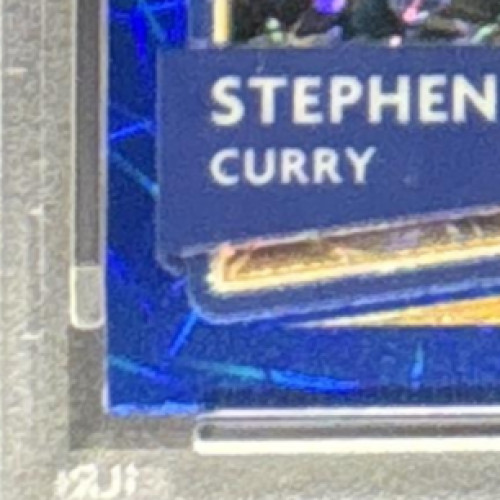Stephen Curry 2020-21 Panini Donruss Optic #17 Blue Velocity Prizm PSA 10 view 5
